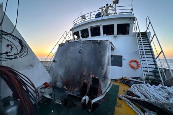 Seluruh Awak Kapal Freedom Flotilla Dipastikan Selamat Pasca Serangan Drone