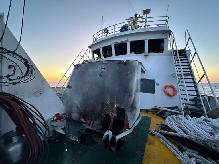 Seluruh Awak Kapal Freedom Flotilla Dipastikan Selamat Pasca Serangan Drone